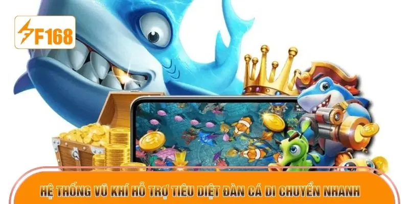 Hệ thống vũ khí hỗ trợ tiêu diệt đàn cá di chuyển nhanh